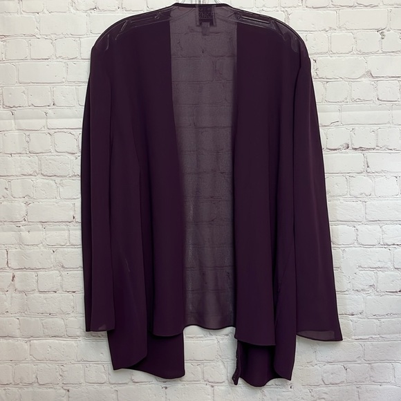 R&M Richards Beaded Slip Chiffon Jacket Dress - Picture 15 of 15